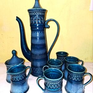 Vintage 1970s 10 Piece Japanese Tea Set